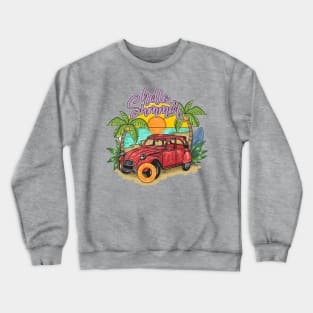 Hello summer Crewneck Sweatshirt